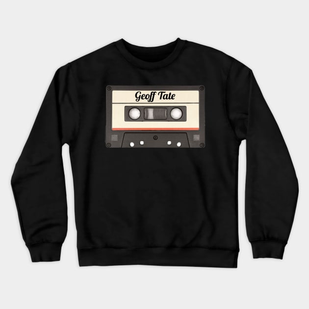 Geoff Tate / Cassette Tape Style Crewneck Sweatshirt by GengluStore